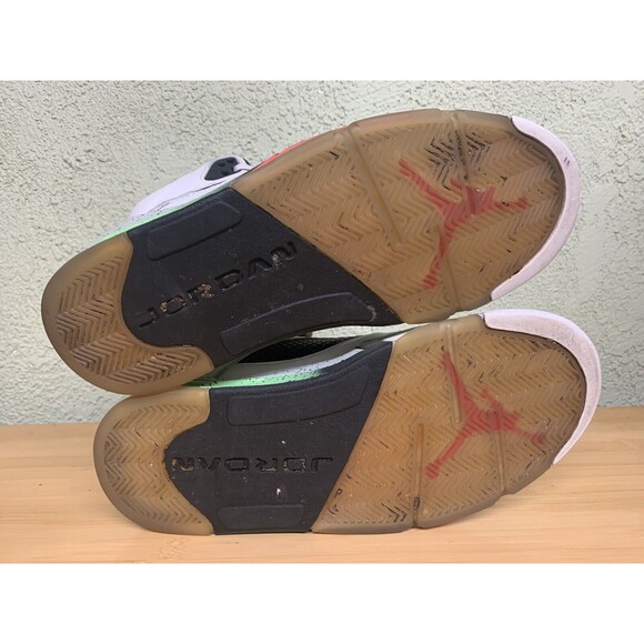 Nike‎ Air Jordan 5 Retro Poison Green Black 136027–115 Sz 10.5 main image 8